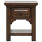 Golden Wave Furniture Vista Canyon Nightstand with USB in Burnt Umber, , large