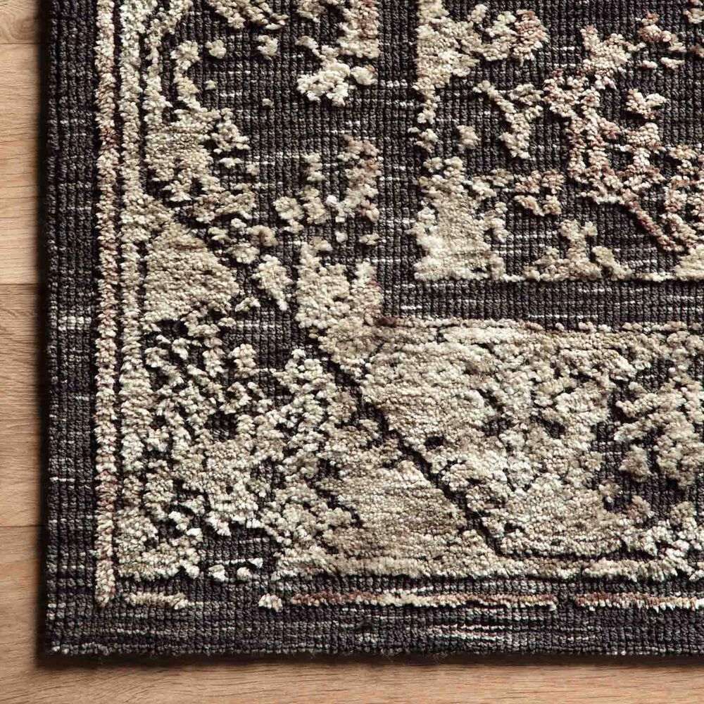 Magnolia Home Lindsay LIS-04 9&#39;3&quot; x 13&#39; Charcoal and Beige Area Rug, , large