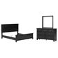 Signature Design by Ashley Lanolee 3-Piece King Bedroom Set in Black, , large