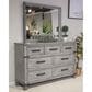 Signature Design by Ashley Russelyn 4 Piece King Bedroom Set in Gray, , large