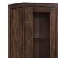 James Martin Addison 15" Grand Tower Hutch - Left in Mid Century Acacia, , large