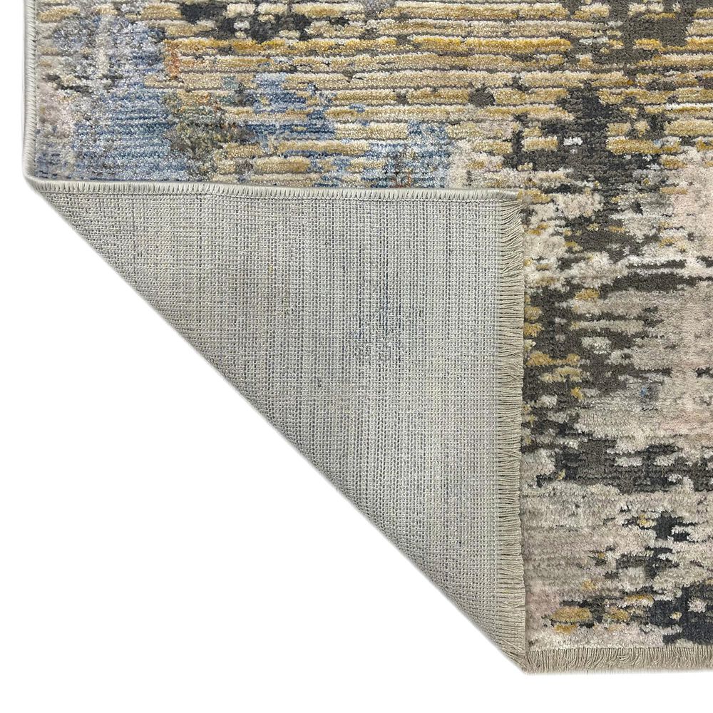 Nourison Abstract Hues 2&#39;6&quot; x 4&#39; Beige and Grey Area Rug, , large