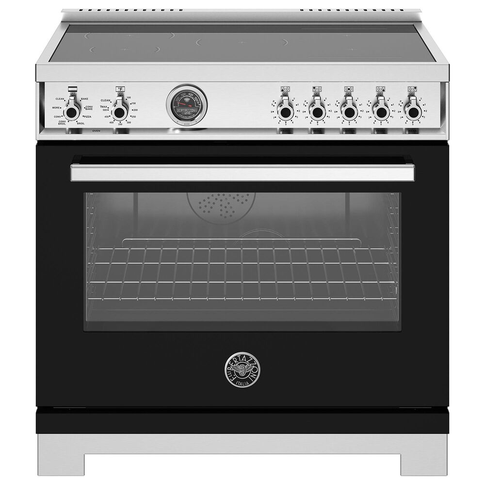 Bertazzoni Professional 5.7 Cu.Ft. Induction Range with Convection and Self-Cleaning in Nero, , large