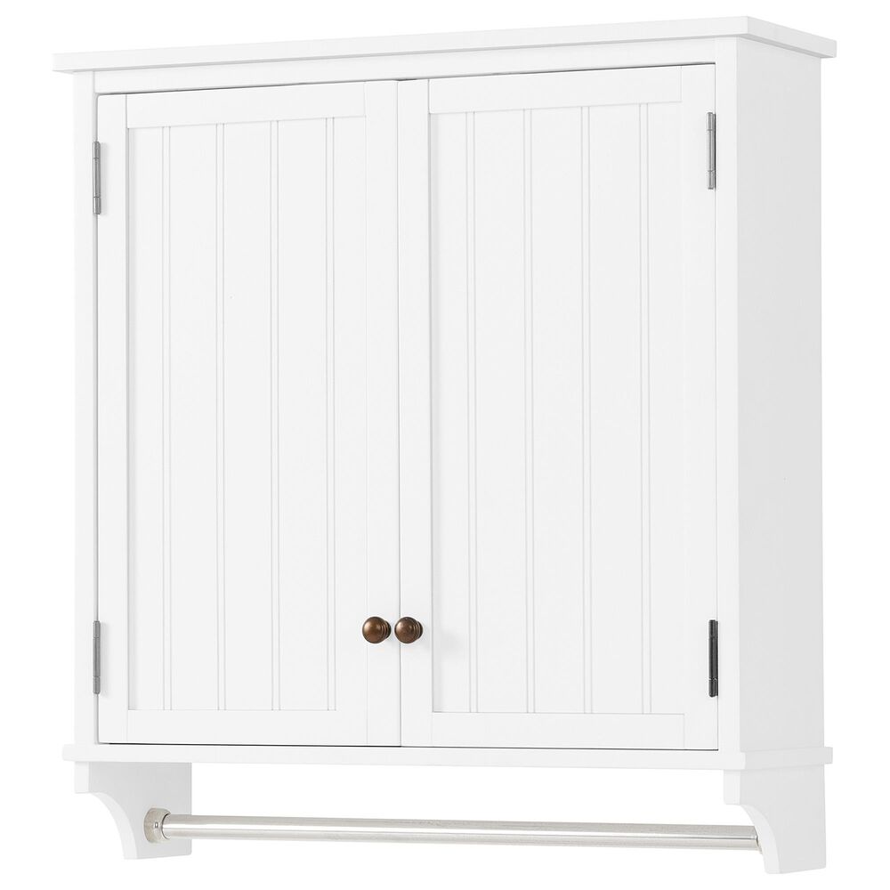 Timberlake Dover 29" Wall Bathroom Storage Cabinet in White, , large