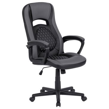 New Era Holding Group LTD Ergonomic Desk Chair in Black and Gray, , large