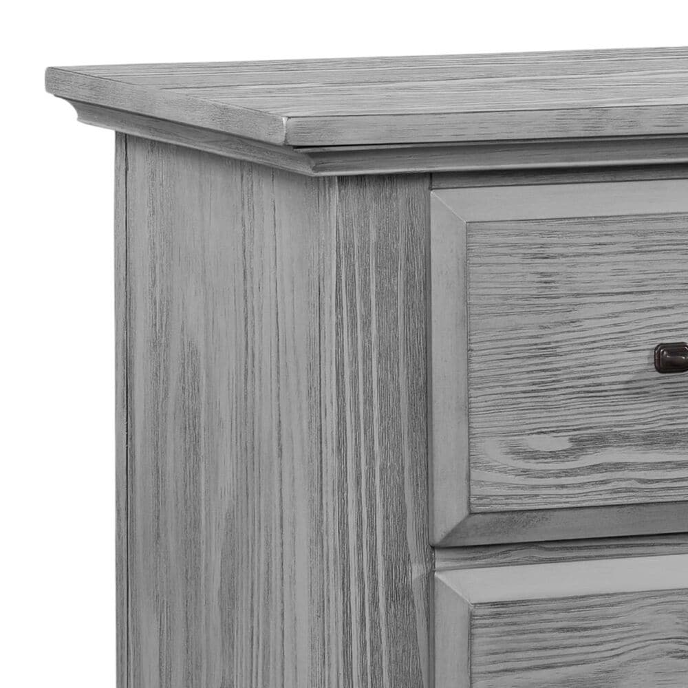 Oxford Baby Willowbrook 2 Drawer Nightstand in Graphite Gray, , large