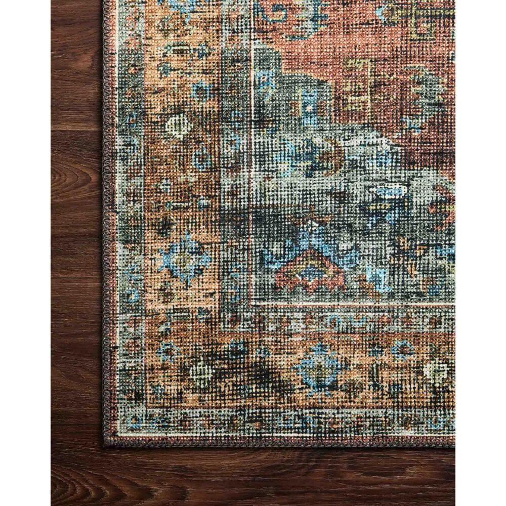 Loloi Skye SKY-07 7&#39;6&quot; x 9&#39;6&quot; Terracotta and Sky Area Rug, , large
