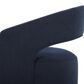 Interlochen Contemporary Dining Arm Chair in Polyester Petyon Navy Blue, , large