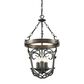 Golden Lighting Madera 3-Light Pendant in Black Iron, , large