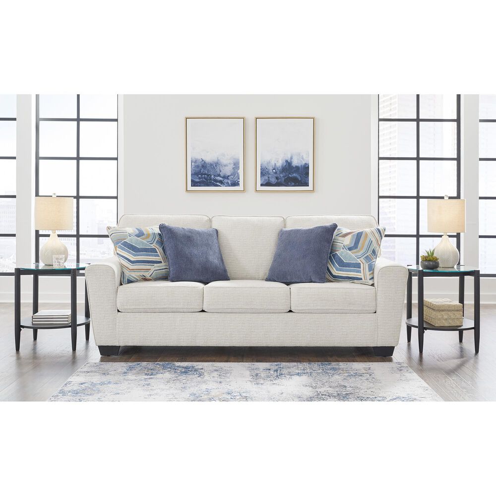 Signature Design by Ashley Cashton Stationary Sofa in Snow, , large