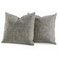 Century 22" Square Throw Pillow in Beige and Gray (Set of 2), , large