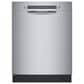 B_S_H 800 Series 24"" Built-In Recessed Handle Dishwasher with 6 Wash Cycles in Stainless Steel, , large
