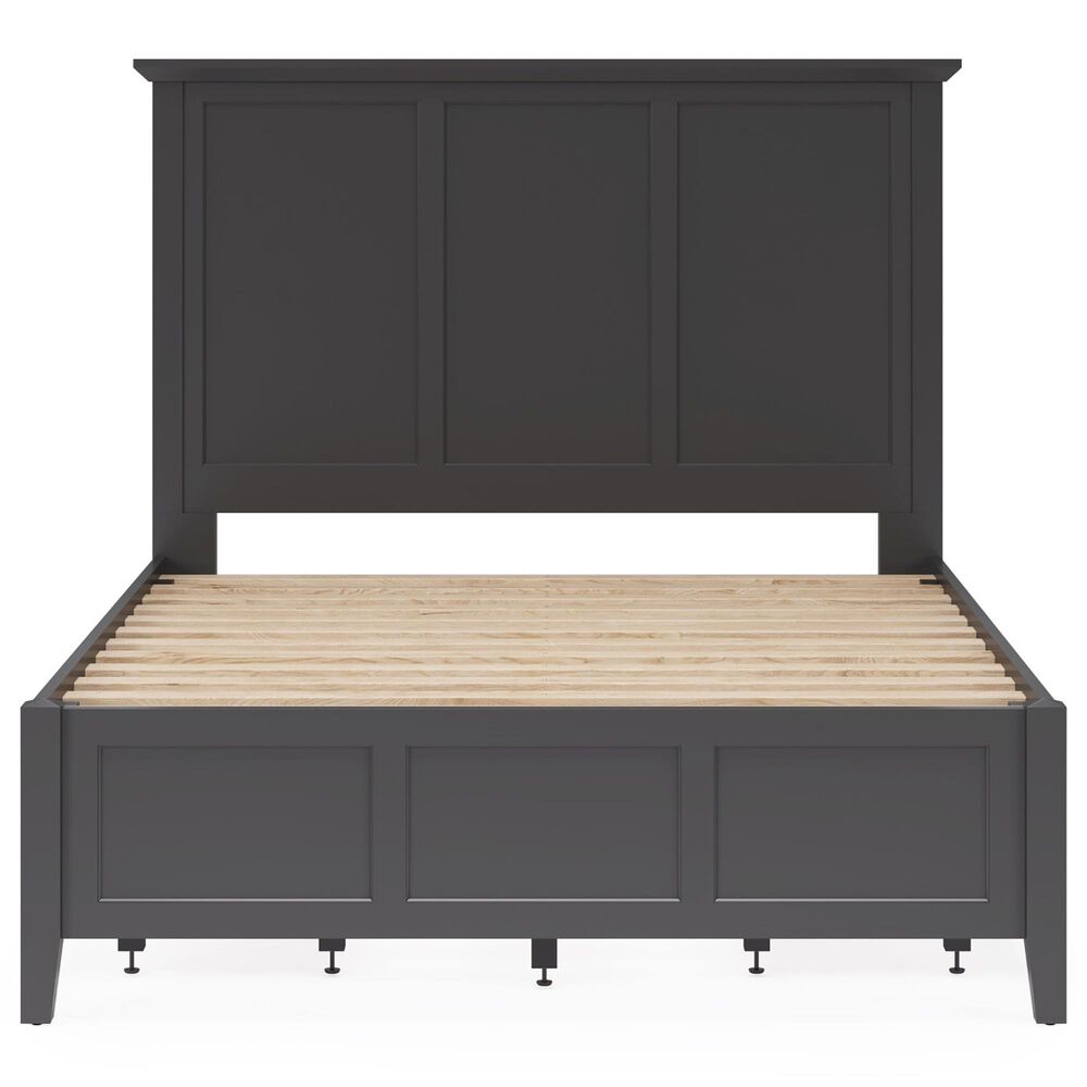 Urban Home Grace Eastern King Panel Bed in Raven Black, , large