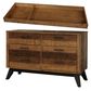 Eastern Shore Urban Rustic Dresser and Changing Top in Brushed Wheat, , large
