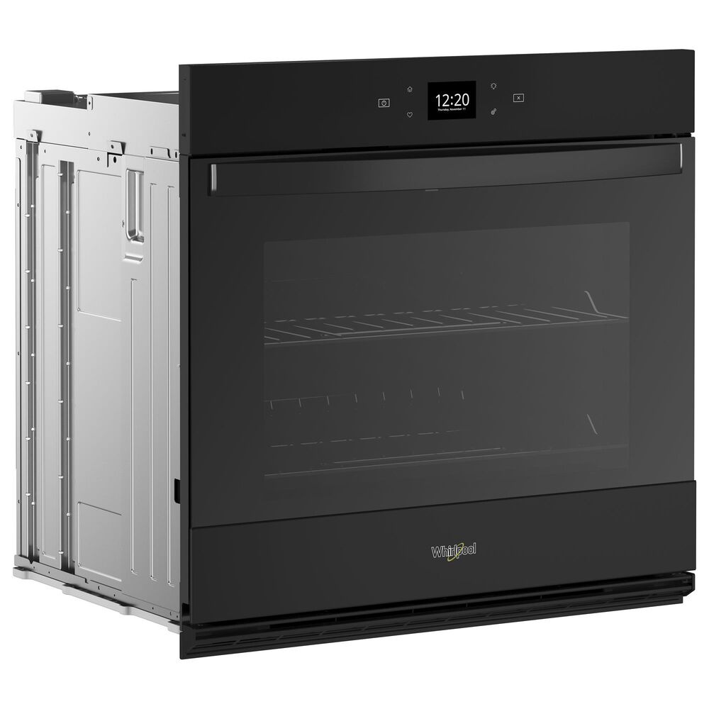 Whirlpool 30&quot; Smart Built-In Single Electric Wall Oven with Air Fry in Black, , large