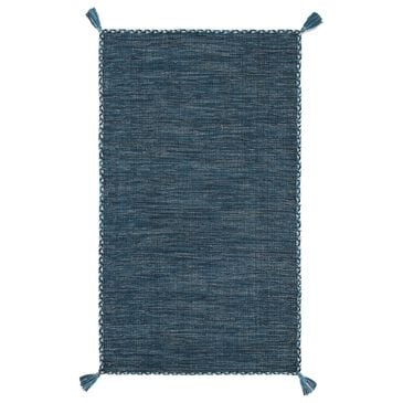 Safavieh Montauk 3" x 5" Blue and Black Area Rug, , large