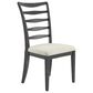Declan Dining Champlain Side Chair in Distressed Black, , large