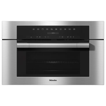 Miele ContourLine 30" Compact Speed Smart Single Electric Wall Oven with Convection in Stainless Steel, , large