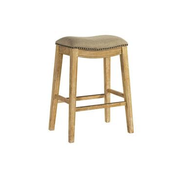 Mayberry Hill 30" Barstool in Beige Fabric and Natural Finish, , large