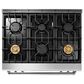 Thor Kitchen 36" Professional Gas Range with Storage Drawer in Stainless Steel, , large