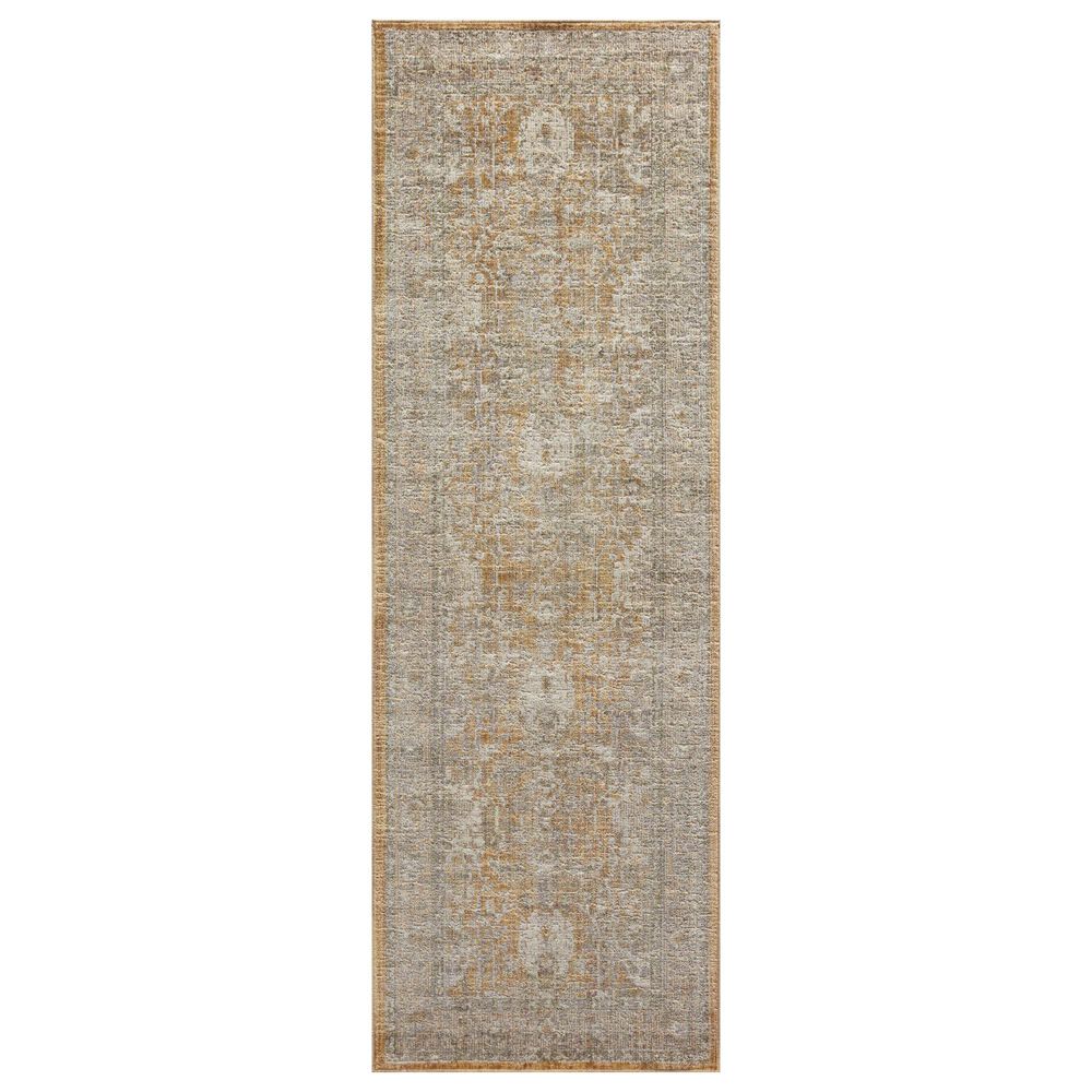 Chris Loves Julia x Loloi Rosemarie 2&#39;7&quot; x 8&#39; Gold and Sand Runner, , large