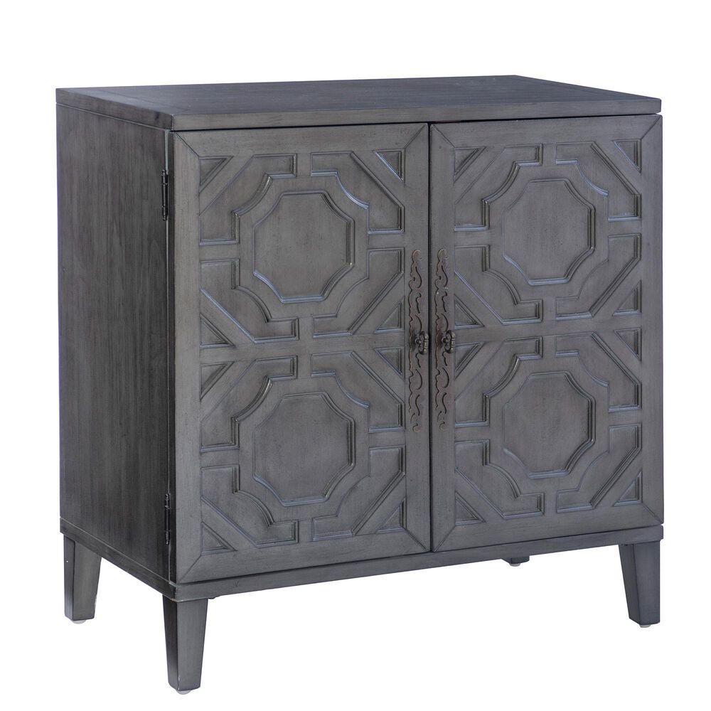 Linden Boulevard 2 Door Accent Cabinet in Charcoal, , large