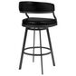 Blue River Saturn 26" Counter Stool with Vintage Black Seat in Mineral, , large
