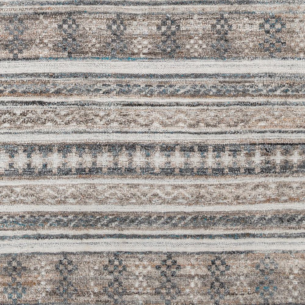 Surya Pompei 6&#39; x 9&#39; Brown, Off White, Light Gray, Black, Dark Blue and Charcoal Area Rug, , large