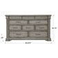 Chapel Hill Madison Ridge 10 Drawer Dresser in Madison Ridge Gray, , large