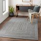 Surya Azalea 8" x 10" Gray, Black and Dark Brown Area Rug, , large