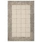 Chris Loves Julia x Loloi Francis 5" x 7"6" Cream and Black Area Rug, , large