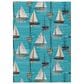 Dalyn Rug Company Harbor 2"3" x 7"6" Teal Indoor/Outdoor Runner, , large