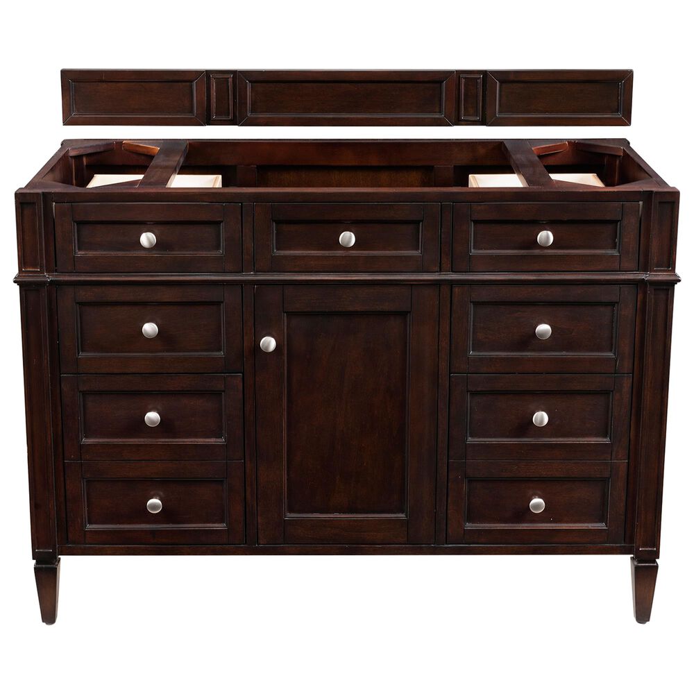 James Martin Brittany 48" Single Vanity Cabinet in Burnished Mahogany, , large