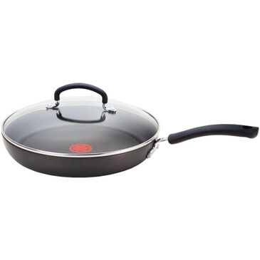 T-Fal Ultimate 12" Deep Saute Pan with Lid in Dark Gray, , large