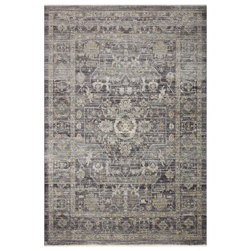 Loloi Katherine 5"3" x 7"9" Midnight and Tobacco Area Rug, , large