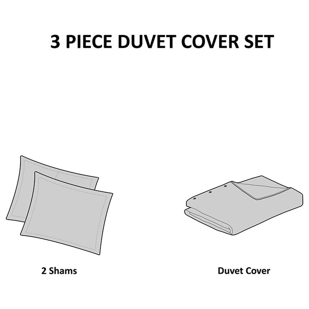 Hampton Park Kara 3-Piece King/California King Duvet Cover Set in Blush, , large