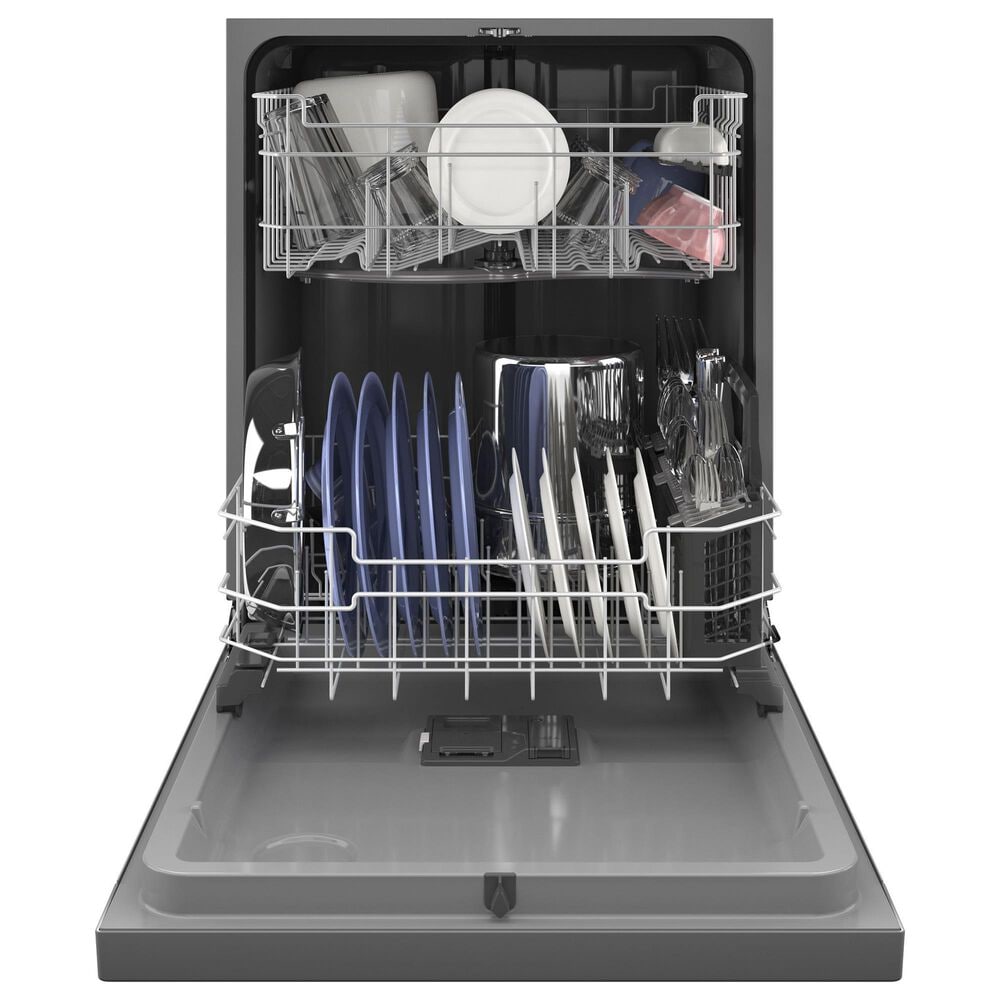 GE Appliances 24&quot; Built-In Integrated Handle Dishwasher with Front Control and 52 dBA in Stainless Steel, , large