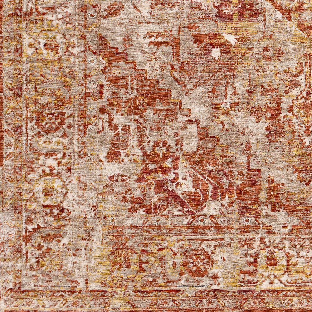 Surya Mirabel 6&#39;7&quot; x 9&#39;6&quot; Peach, Orange, Cream, Brown, Saffron, Taupe, Gray and Rose Area Rug, , large