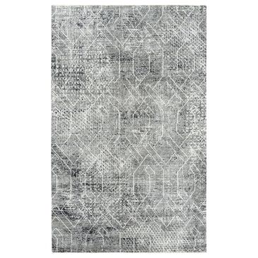 RIZZY Couture 8" x 10" Black and Ivory Area Rug, , large