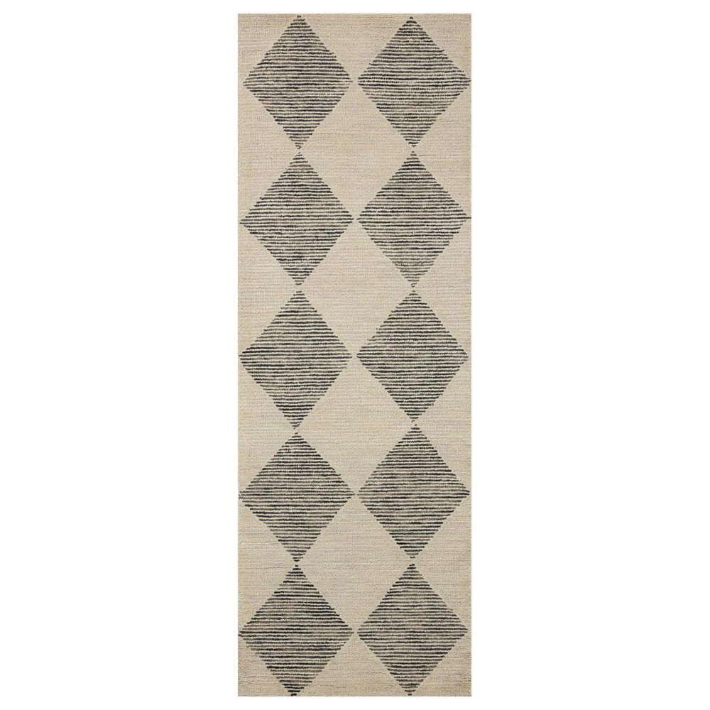 Chris Loves Julia x Loloi Francis 2"6" x 7"6" Beige and Charcoal Runner, , large