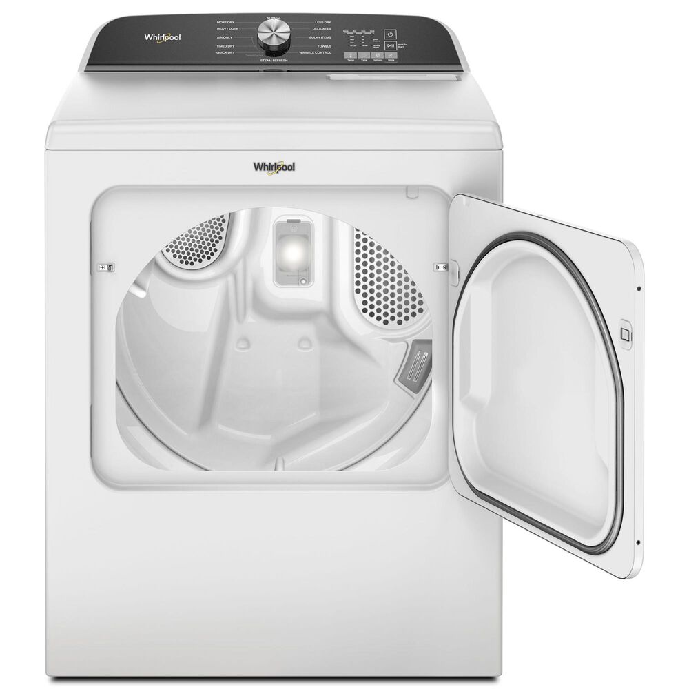 Whirlpool 7 Cu. Ft. Front Load Electric Dryer with Moisture Sensor in White, , large