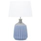 Maple and Jade Table Lamp in Shiny Blue and Gray, , large