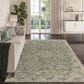 Dalyn Rug Company Tuscany 3" x 5" Green Indoor/Outdoor Area Rug, , large