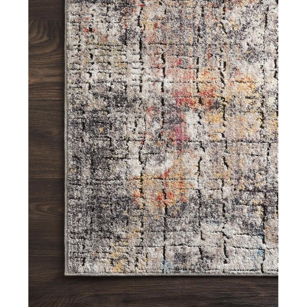 Loloi Medusa MED-07 5&#39; x 7&#39;6&quot; Graphite and Sunset Area Rug, , large