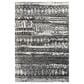 Surya Lavadora  9"3" x 12" Black, Gray and Light Gray Area Rug, , large