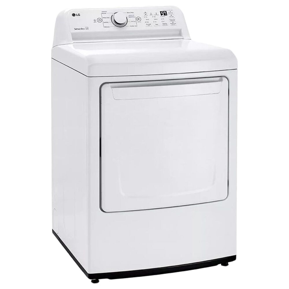 LGAPL 4.5 Cu. Ft. Top Load Washer and 7.3 Cu. Ft. Electric Dryer Laundry Pair in White, , large