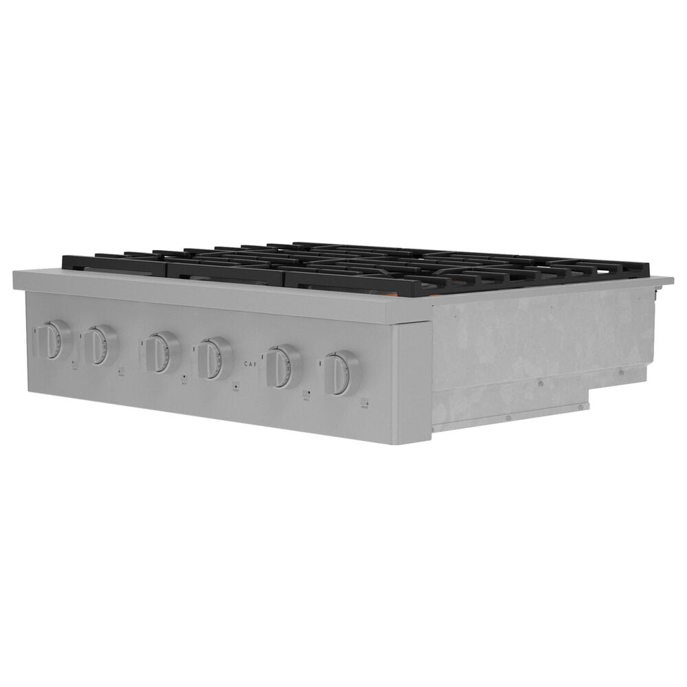 Cafe 36&quot; Natural Gas Rangetop with 6-Burner in Stainless Steel and Brushed Stainless, , large