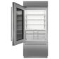 Roth Distributing 20.8 Cu. Ft. Classic Left Hinge Bottom-Freezer Refrigerator with Glass Door in Panel Ready, , large