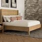 Shannon Hills Davie Queen Wood Panel Bed in Pale Oak, , large