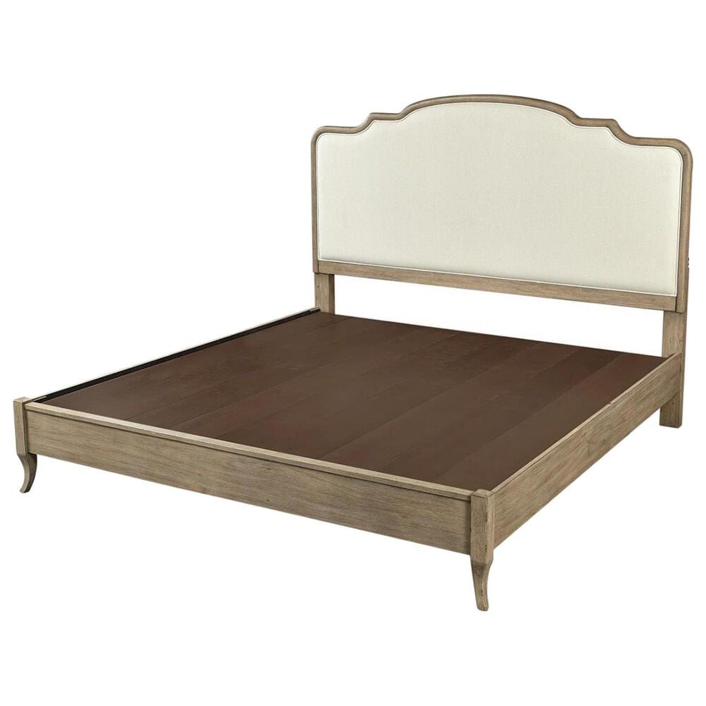 Riva Ridge Provence Queen Platform Bed in Patine, , large